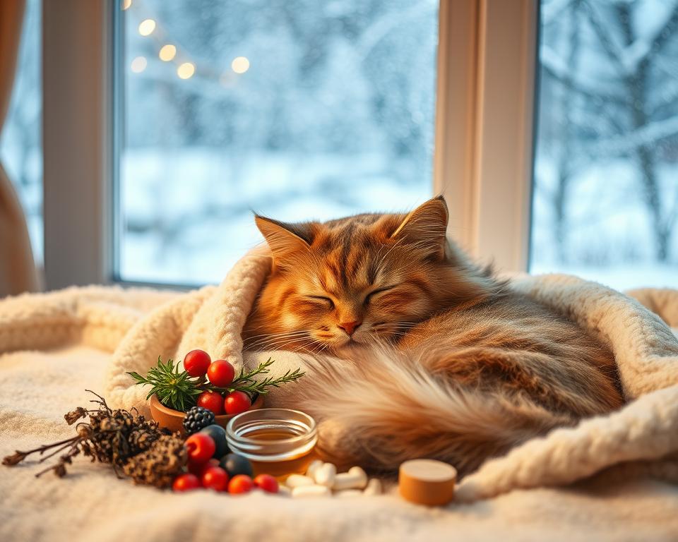 Posilnenie-imunity-macky-v-zime Posilnenie imunity mačky v zime