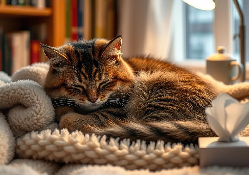 Čo robiť, ak sa tvoja mačka prechladí?