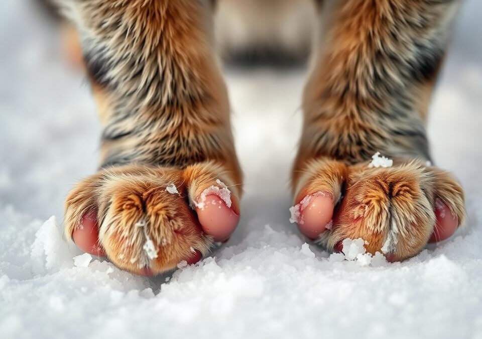 Príznaky omrzlín u mačiek – čo okamžite urobiť?