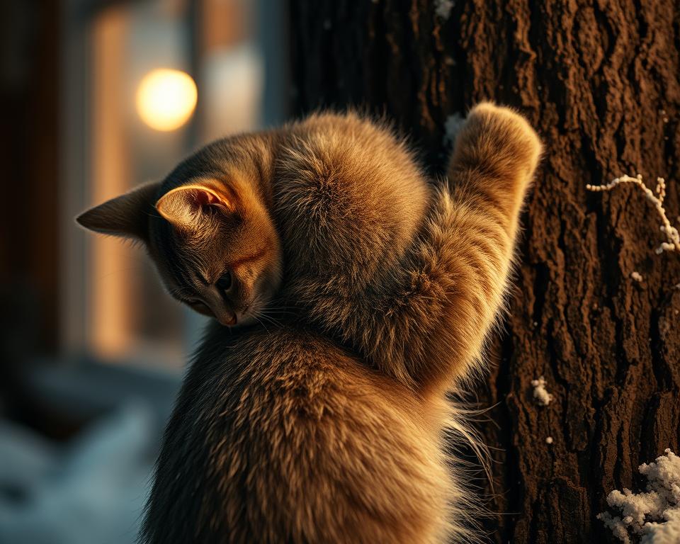 Skrabanie-a-svrbenie-u-macky-v-zime Škrabanie a svrbenie u mačky v zime