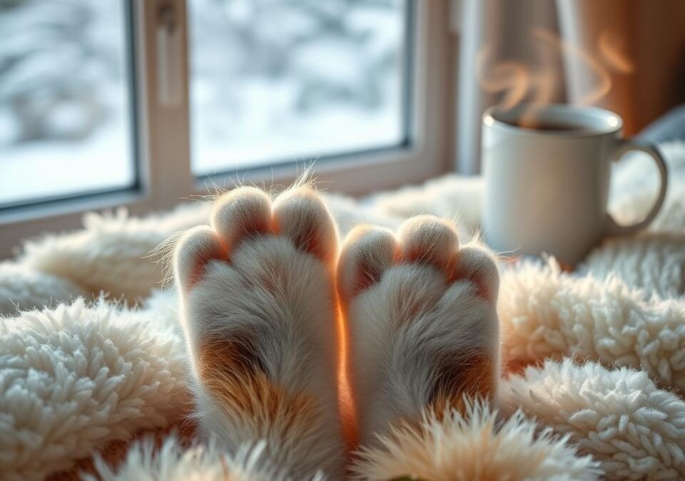 Starostlivosť o mačacie labky v zime – tipy a rady