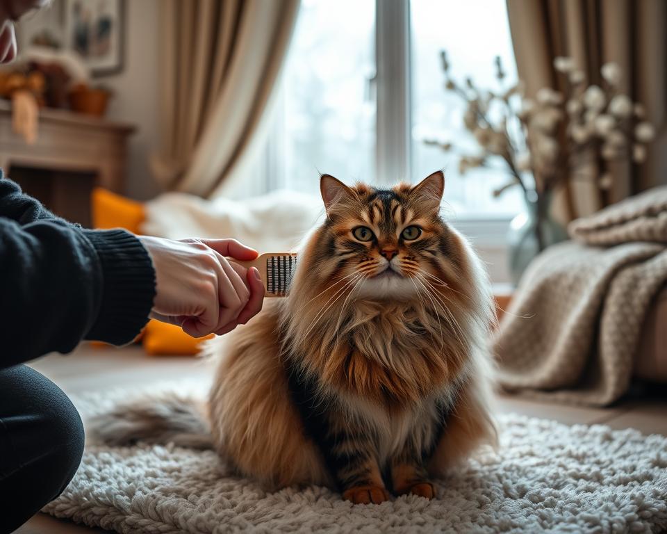 Starostlivost-o-srst-dlhosrstej-macky-v-zime Starostlivosť o srsť dlhosrstej mačky v zime