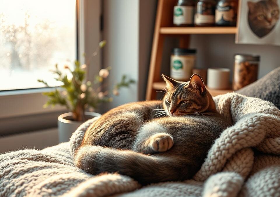 Zmeny stravy mačky v zime