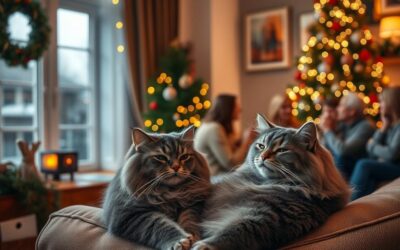 Mačka a sviatoční hostia – zvládanie stresu