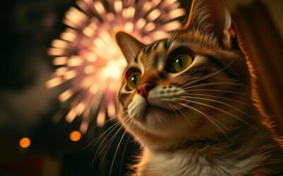 Mačací blog 16 Mačka a ohňostroj – ako ju upokojiť na Silvestra?
