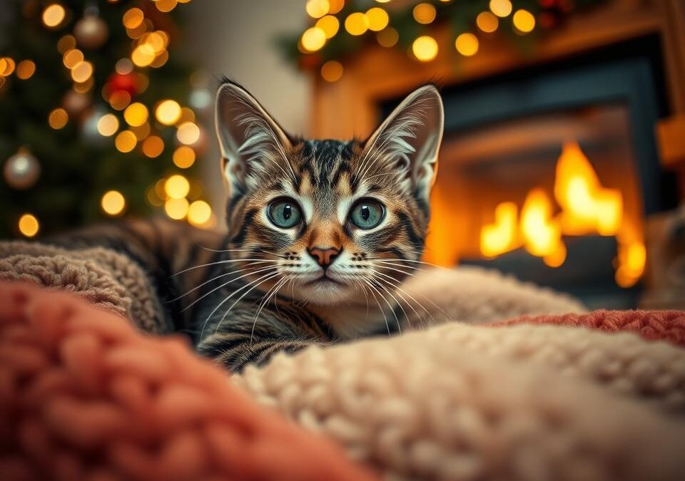 Mačka na vianočnej pohľadnici – ako ju odfotiť?