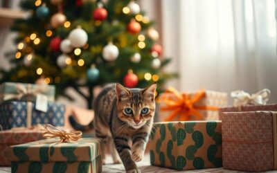 Mačací blog 21 Mačka a vianočné darčeky – ako ich bezpečne rozbaliť?