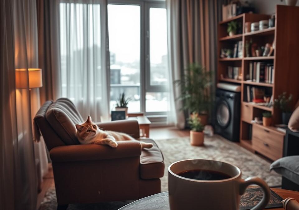 Vôňa bytu s mačkou v zime – na čo si dať pozor?