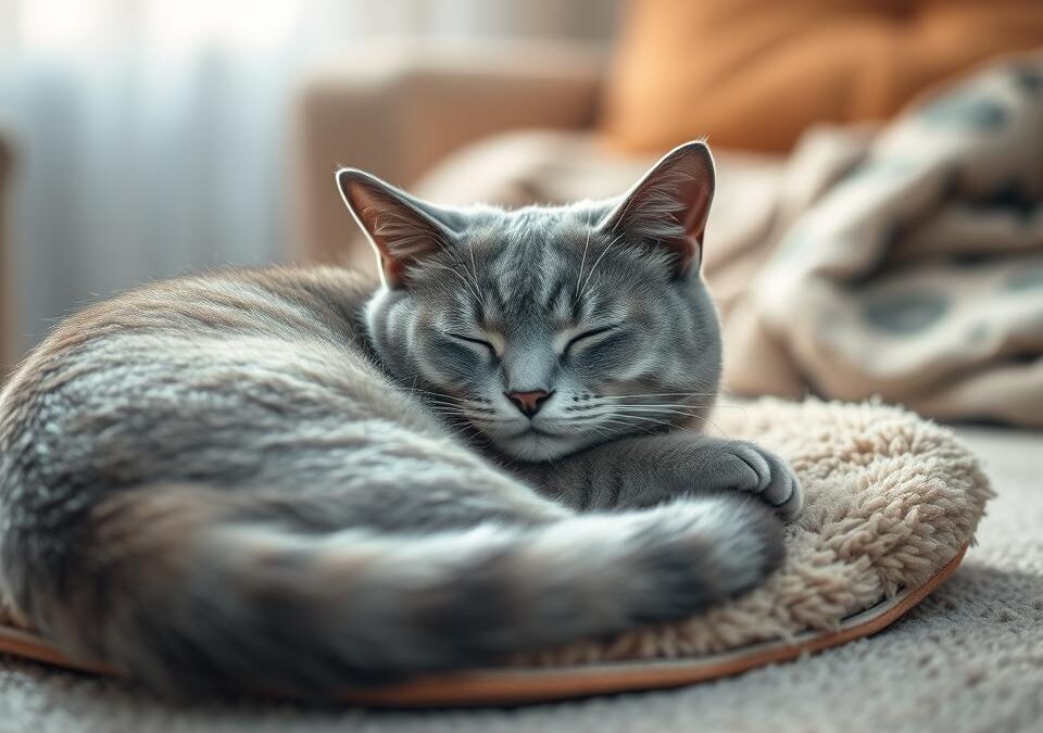 Mačka a vyhrievací vankúš – áno alebo nie?