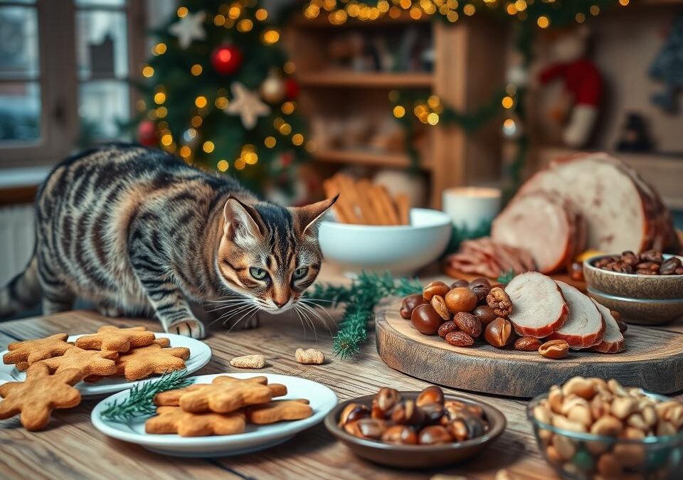 Mačka a vianočné jedlá – čo môže a čo nie?