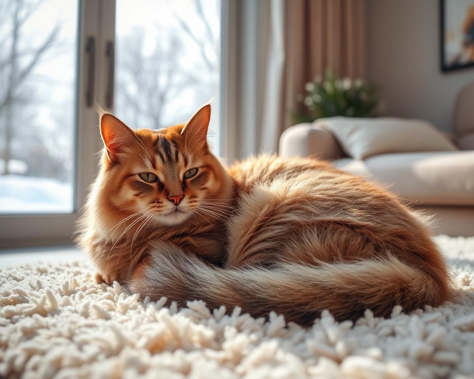 Zivot-macky-vnutri-a-vonku-v-zime Život mačky vnútri a vonku v zime