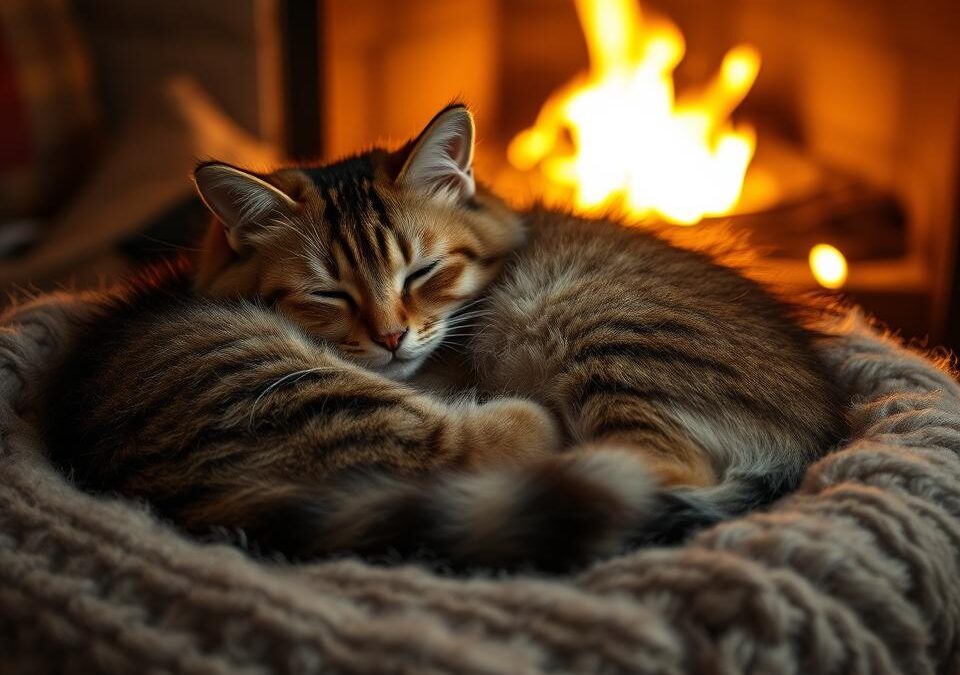 Ako sa mení chuť do jedla u mačky v zime?