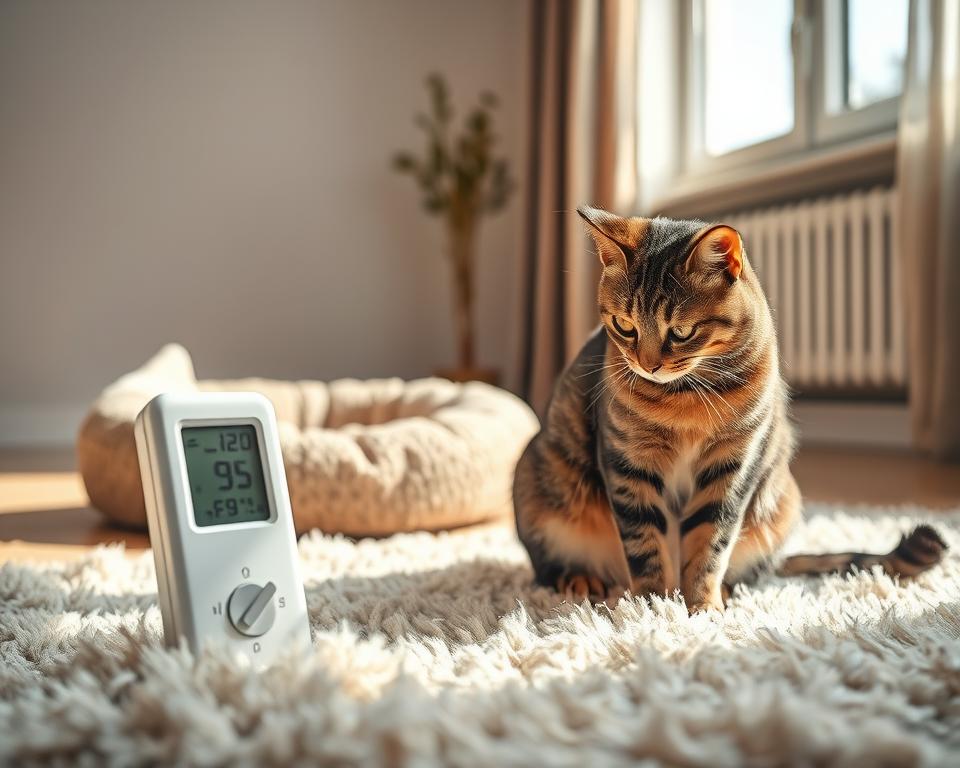Zmeny teploty a mačka v zime
