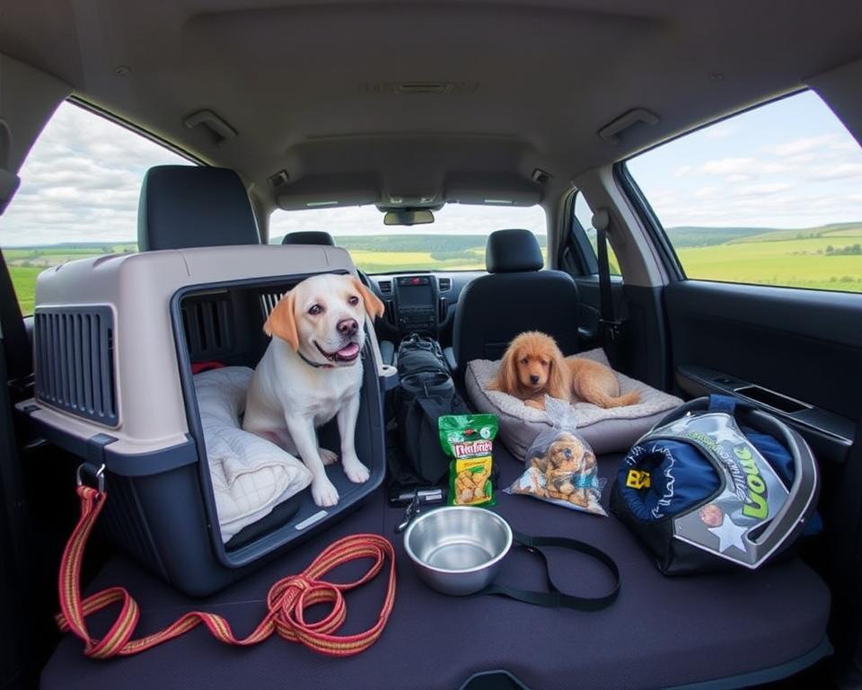 bezpečnostné vybavenie na cestovanie so psom