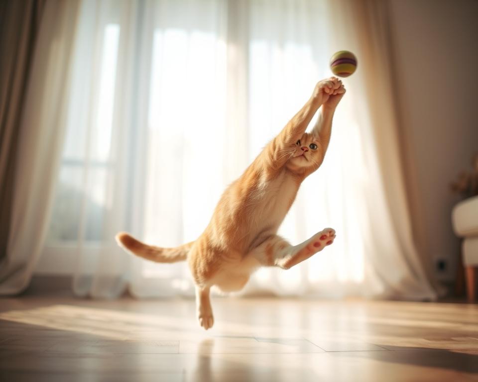 denná potreba pohybu mačky