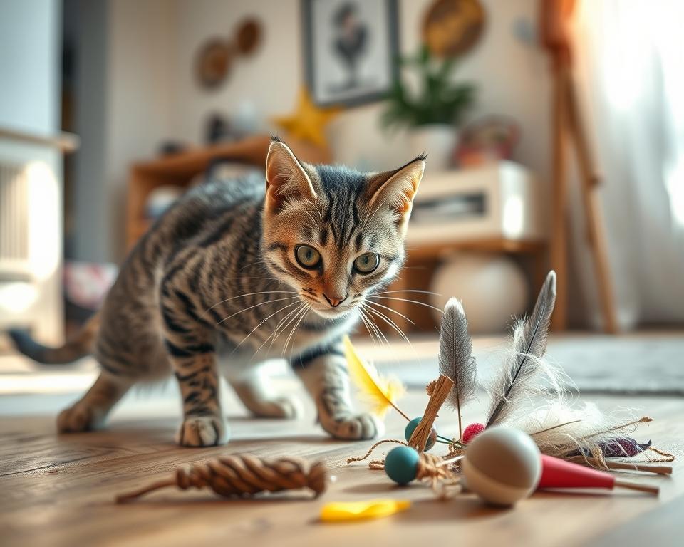 hravý lov pre mačky