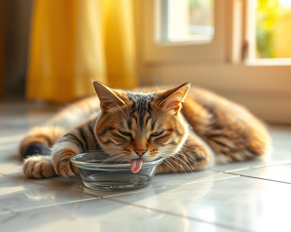 hydratácia mačky počas horúcich dní