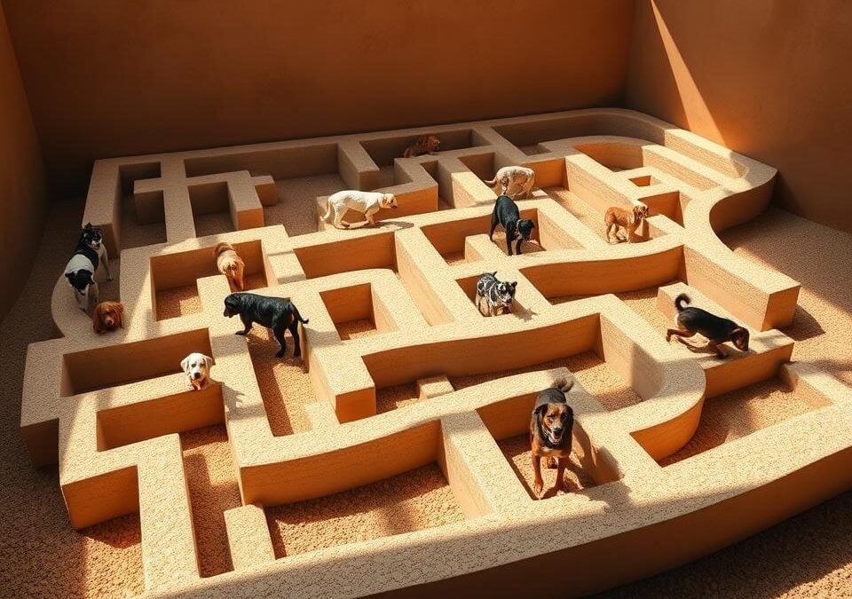 Labyrintové hry pre psov – Všetko, čo o tom potrebuješ vedieť!