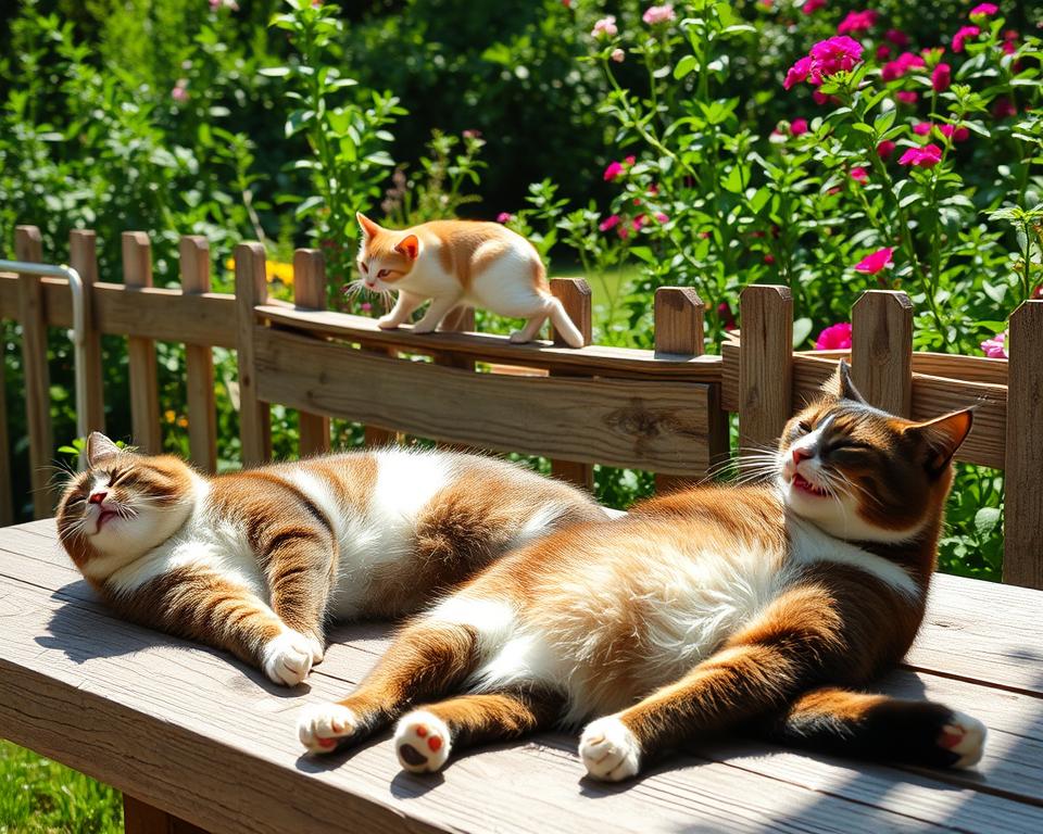 letné obdobie pĺznutia mačiek