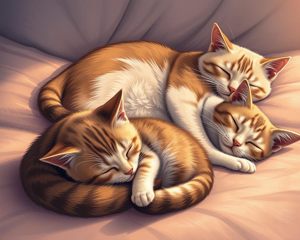 množstvo spánku mačky podľa veku