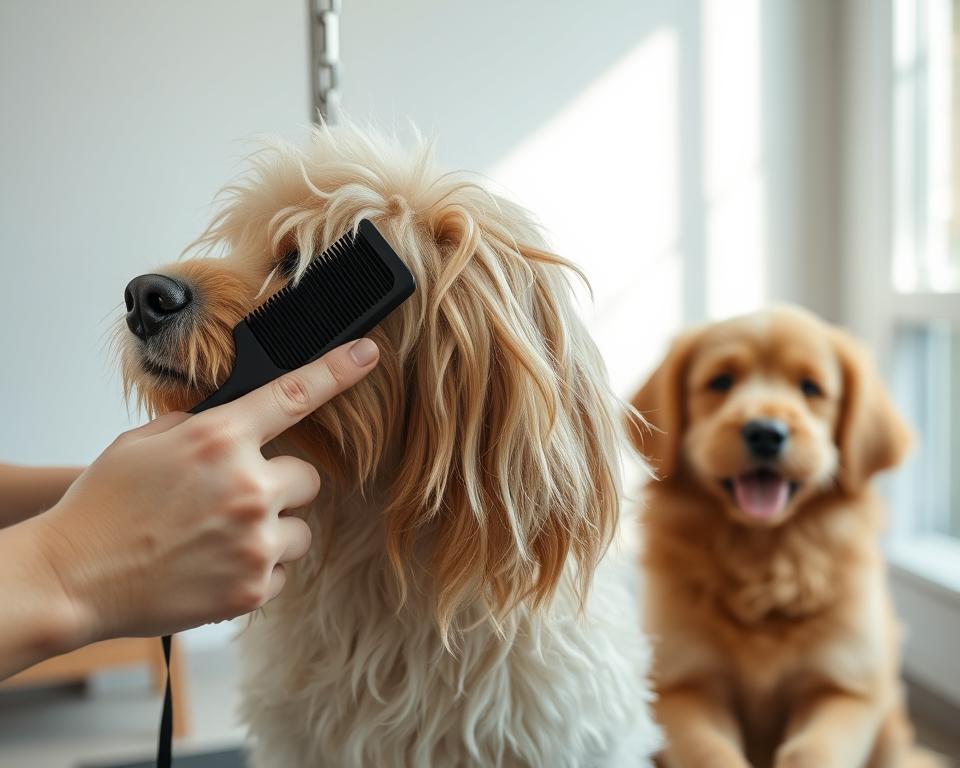 ošetrenie suchej srsti psa