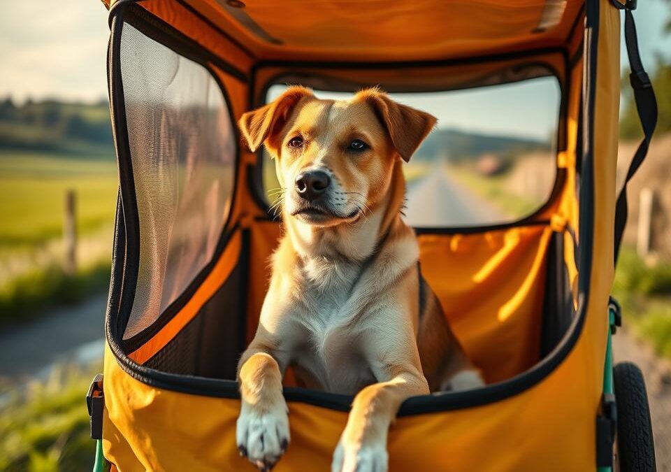 Pes v cyklistickom vozíku – Všetko, čo o tom potrebuješ vedieť!