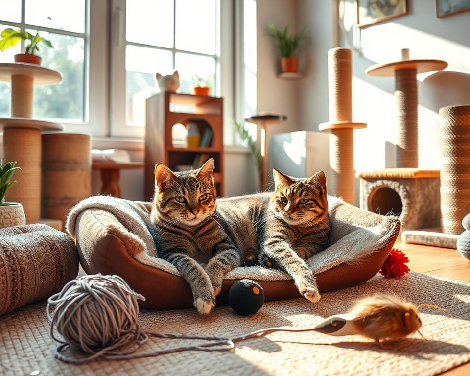 plánovanie denného herného času mačky