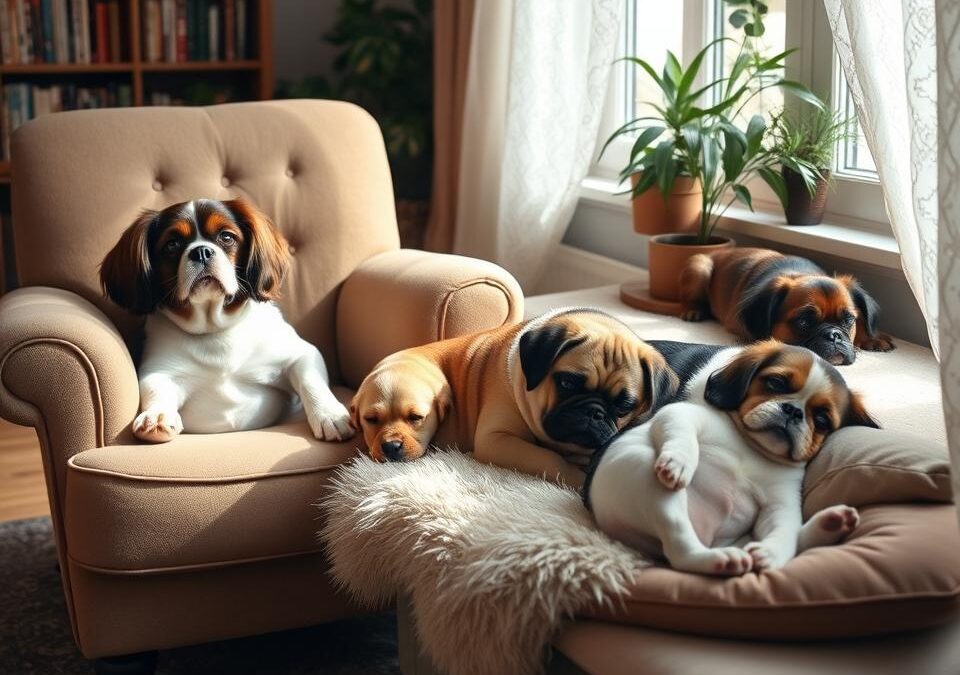 Plemená psov s nízkou hladinou energie – Všetko, čo o tom potrebuješ vedieť!