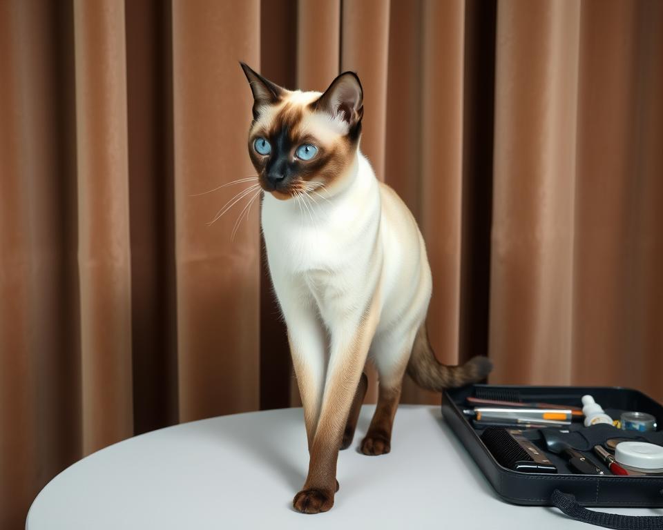 príprava mačky na výstavy