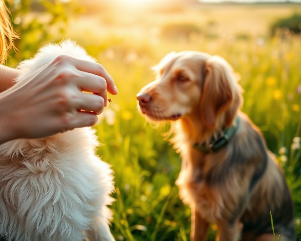 prírodné odblšenie psov