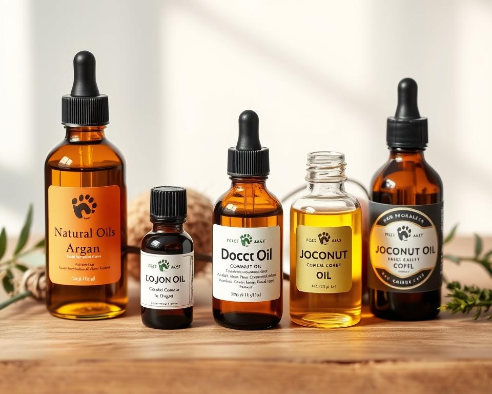 prírodné oleje na starostlivosť o srsť psov