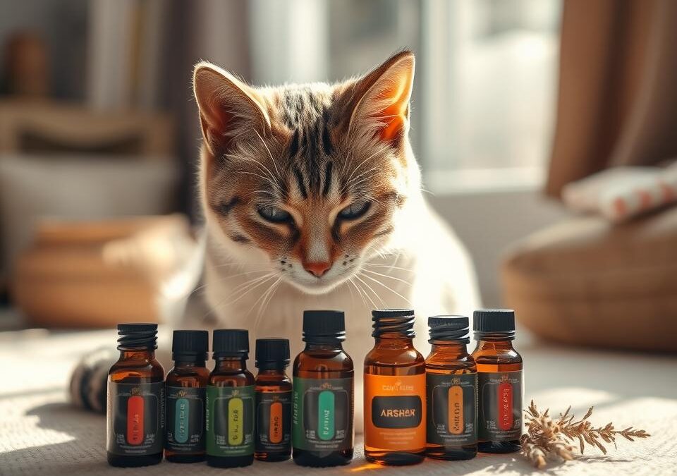 Riadenie stresu mačky pomocou éterických olejov – Všetko, čo o tom potrebuješ vedieť!