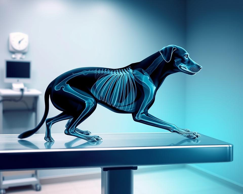 röntgenové vyšetrenie psa