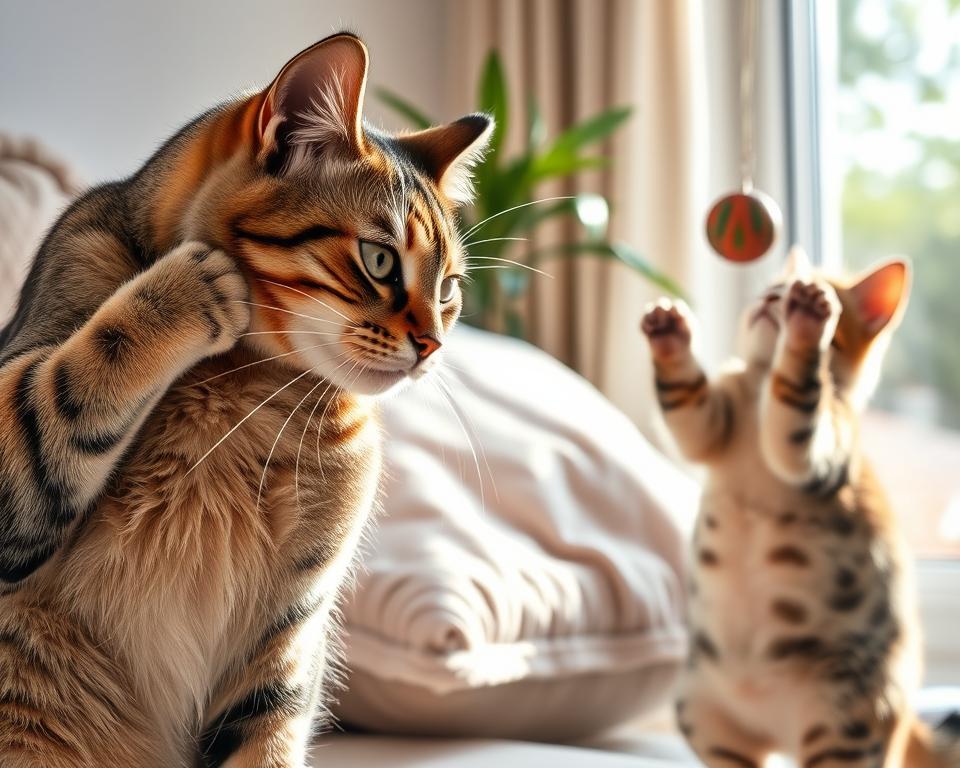 sociálizačná rutina mačky