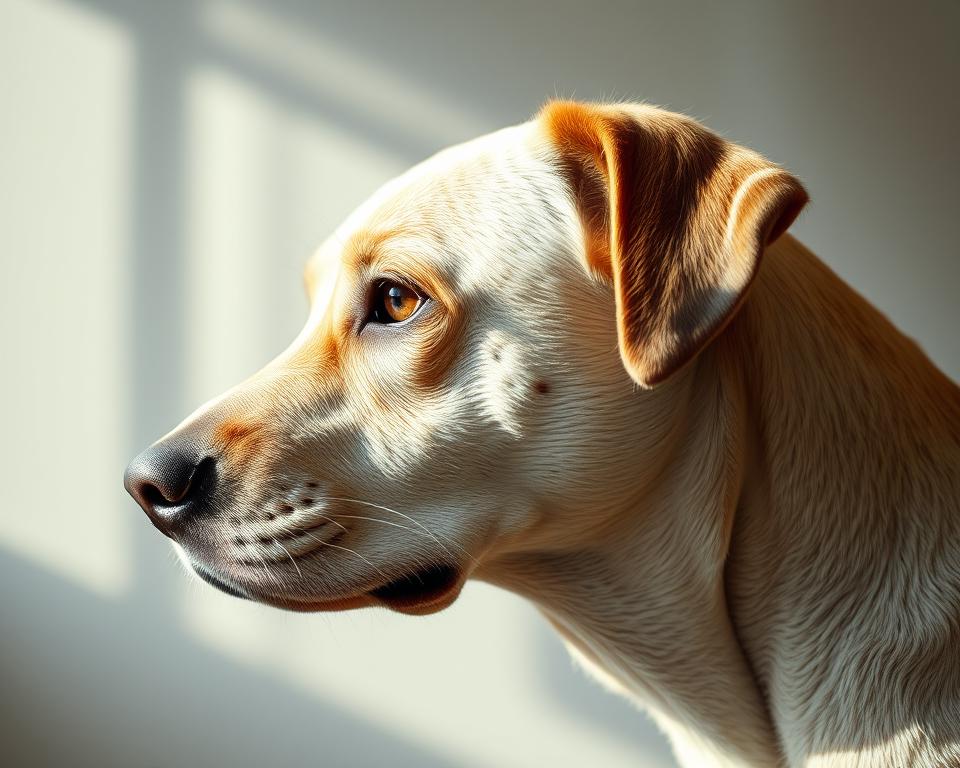 strata sluchu u starších psov