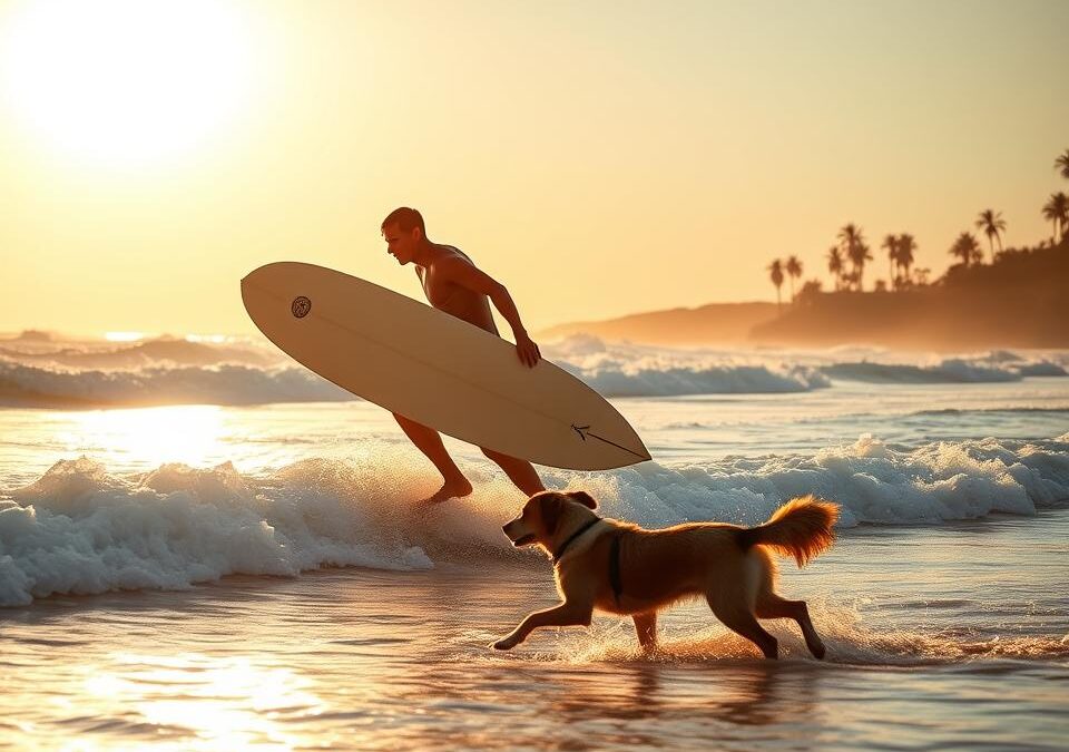 Surfovanie so psom – Všetko, čo o tom potrebuješ vedieť!
