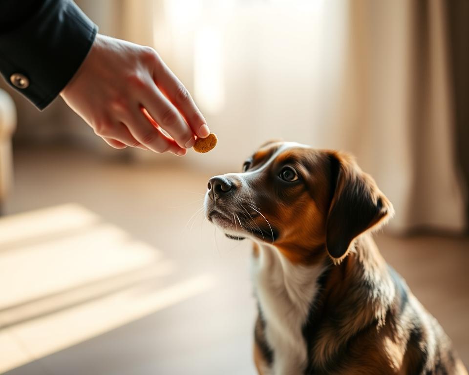 tréning psa s maškrtami