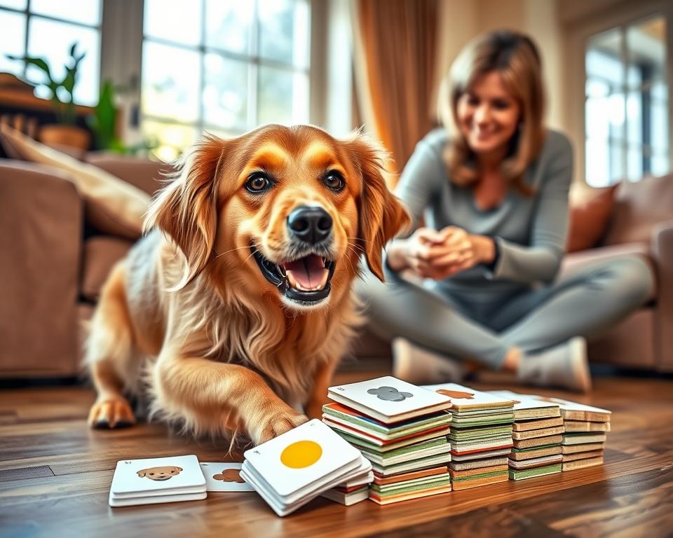 tréning s pamäťovými kartami pre psov