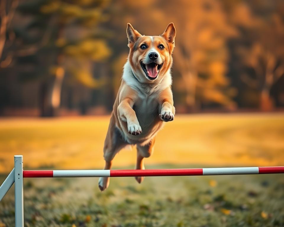 tréning skoku do diaľky pre psov