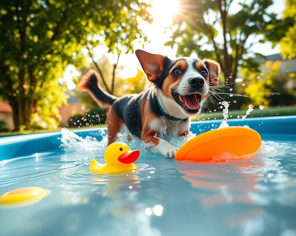 vodné hračky pre psov