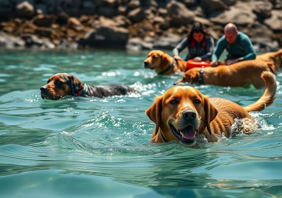 Výcvik vodných záchranárov psov – Všetko, čo o tom potrebuješ vedieť!
