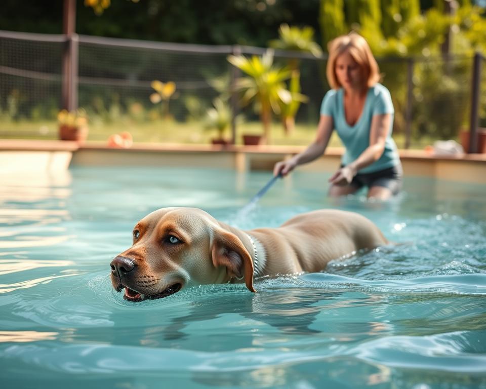 výučba plávania pre psov