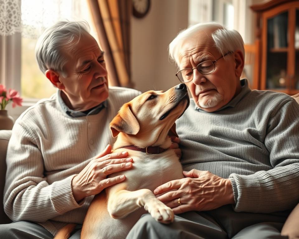 vztah-psa-so-starymi-rodicmi vzťah psa so starými rodičmi