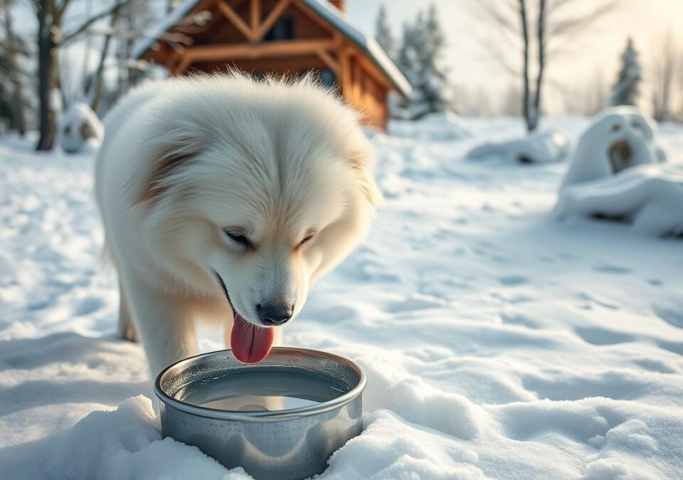 Zimná hydratácia psa – Všetko, čo o tom potrebuješ vedieť!