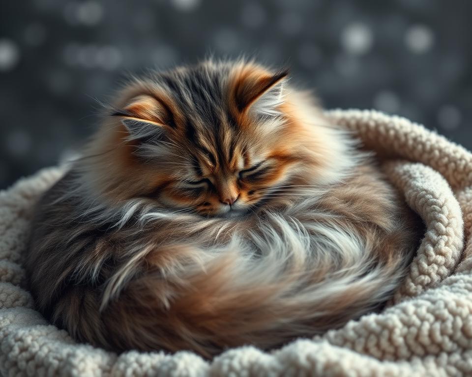 zimomravosť mačky v zime