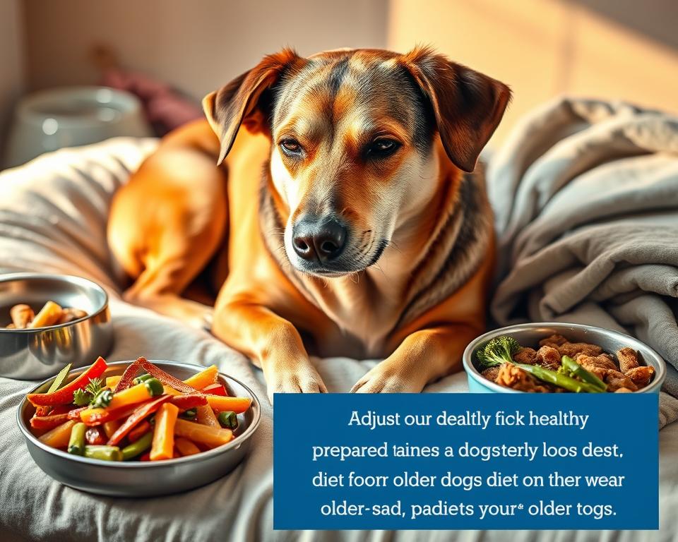 zmeny v stravovaní starších psov