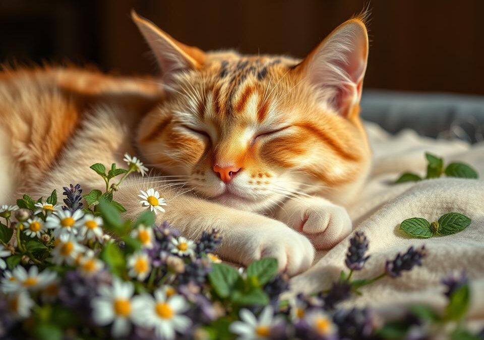 Zmiernenie bolesti mačky bylinkami – Všetko, čo o tom potrebuješ vedieť!