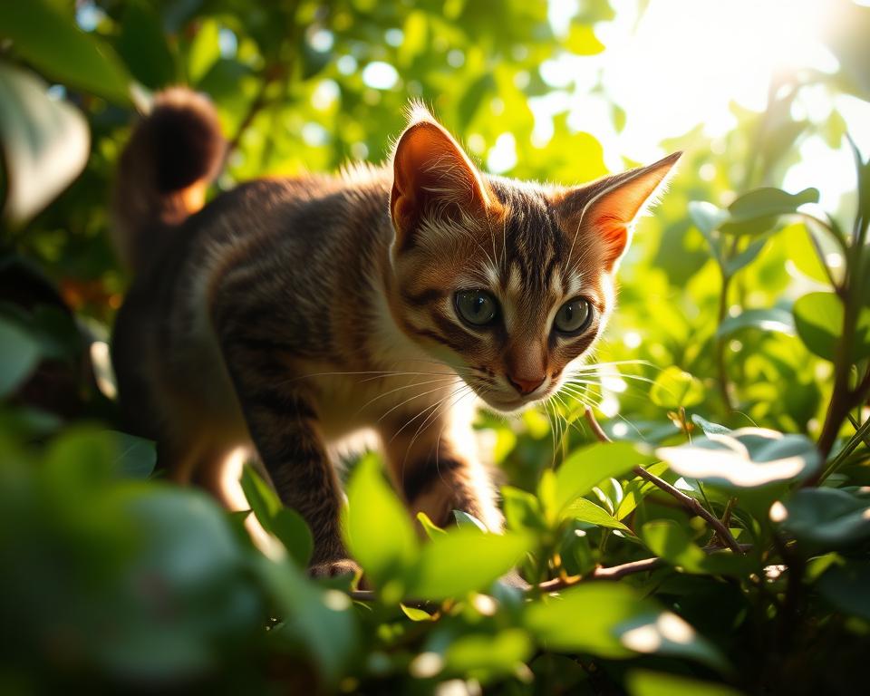 zvyky mačky pri prechádzkach