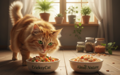 Mačací blog 17 CricksyCat mokré krmivo vs Almo Nature – čo si vyberajú majitelia?