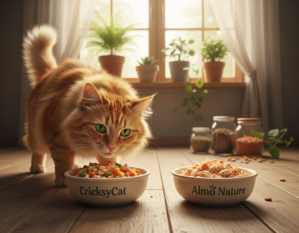 CricksyCat mokré krmivo vs Almo Nature – čo si vyberajú majitelia?